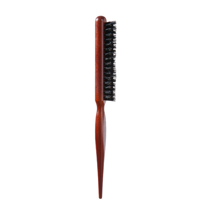 Boar bristle wooden hair brush for smooth detangling
Beech wood grooming brush with natural pig bristles
Mane brush for frizz control and hair shine
Durable wooden hairbrush for daily styling