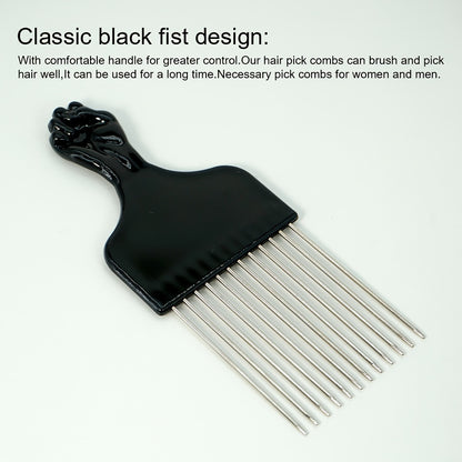 3pcs Hair Comb Set | Afro Hair Styles &  Beards | Men & Women