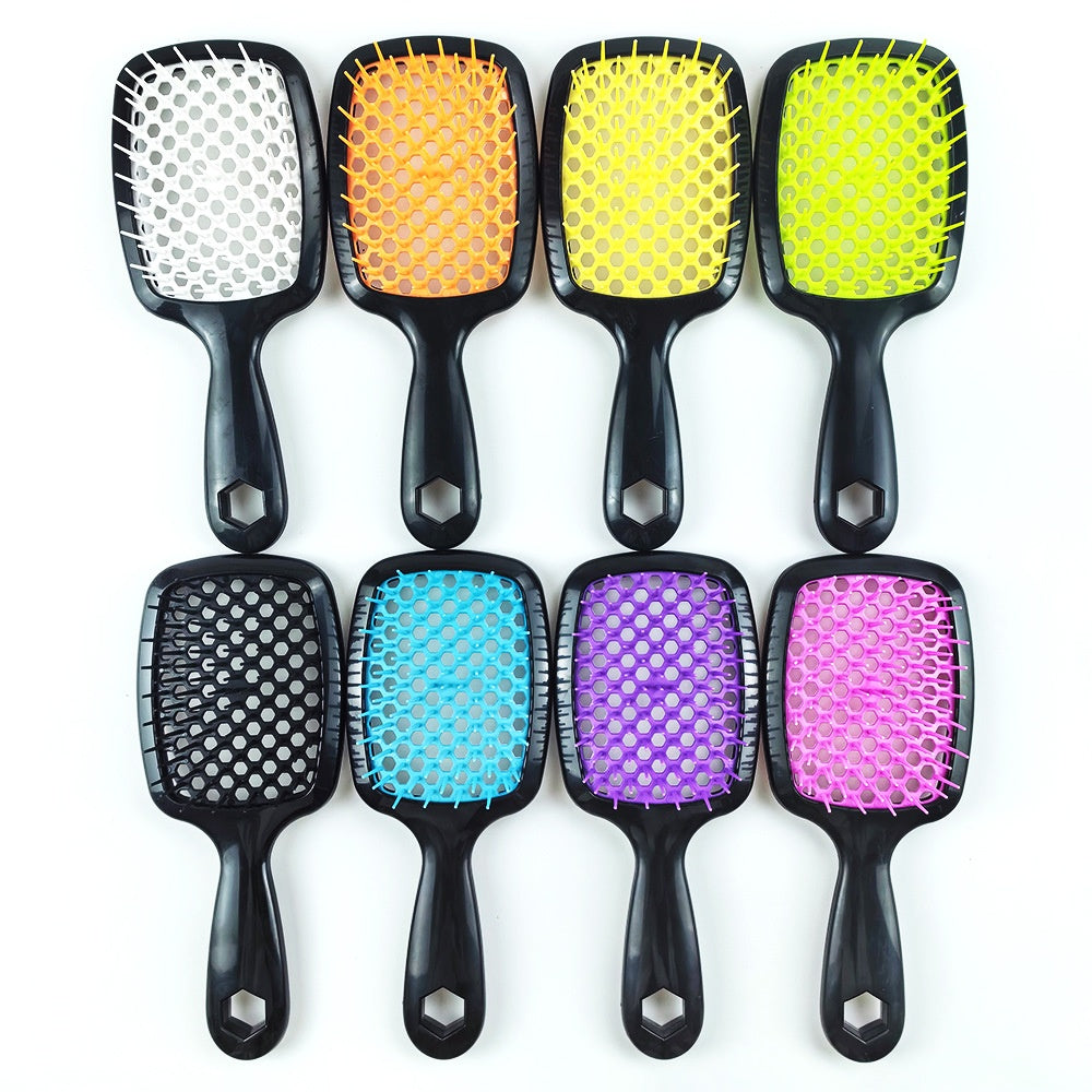 Hexagonal Wire Net Honeycomb Hollow Hairdressing Comb – Professional Styling Tool
