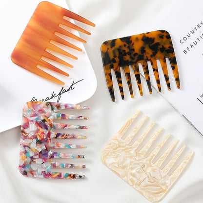 Cellulose Acetate Hair Comb – Anti-Static, Gentle on Hair & Scalp.