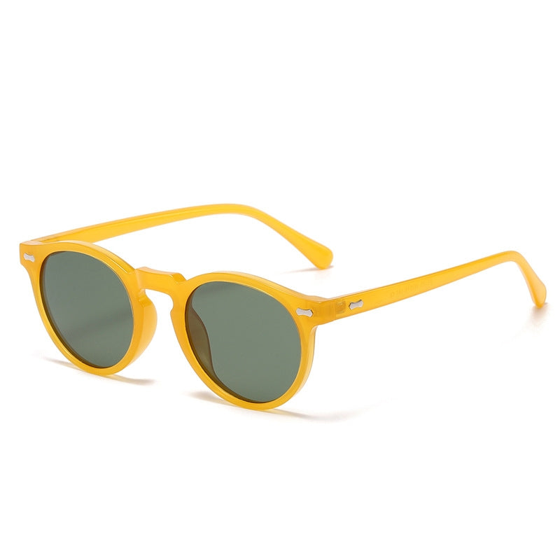 Vintage round sunglasses with UV400 protection and lightweight frame
Stylish retro round sunglasses featuring TAC lenses and glare reduction
Full-frame vintage sunglasses designed for comfort and UV eye protection
Lightweight PC frame round sunglasses for driving and outdoor wear
