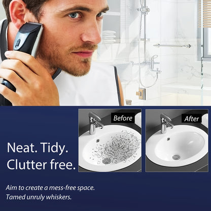 Beard Shaving Apron – Mess-Free Grooming Cape