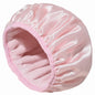 Three-layer Thickened Three-in-one Shower Cap Shower Bath Waterproof Cap Absorbent Hair Drying Cap Bathroom Hat