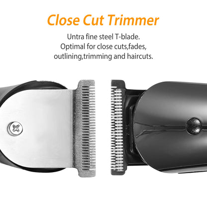 Men Electric Hair Clipper Trimmer Rechargeable Beard Shaver Razor Nose Trimmer Set