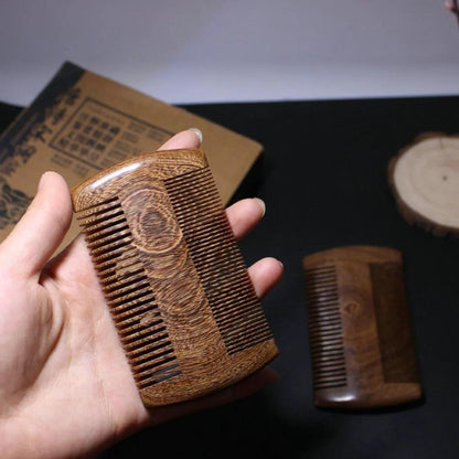 Handmade Natural Wooden Beard Comb