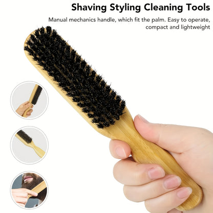 3 Pack Professional Hard Bristle Brush | Suitable for Women & Men | Edge Control Smoothing Brush