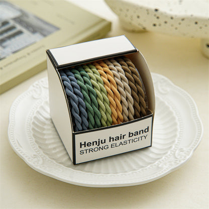 Elastic Rubber Band Hair Rope | Simple Durable Woven