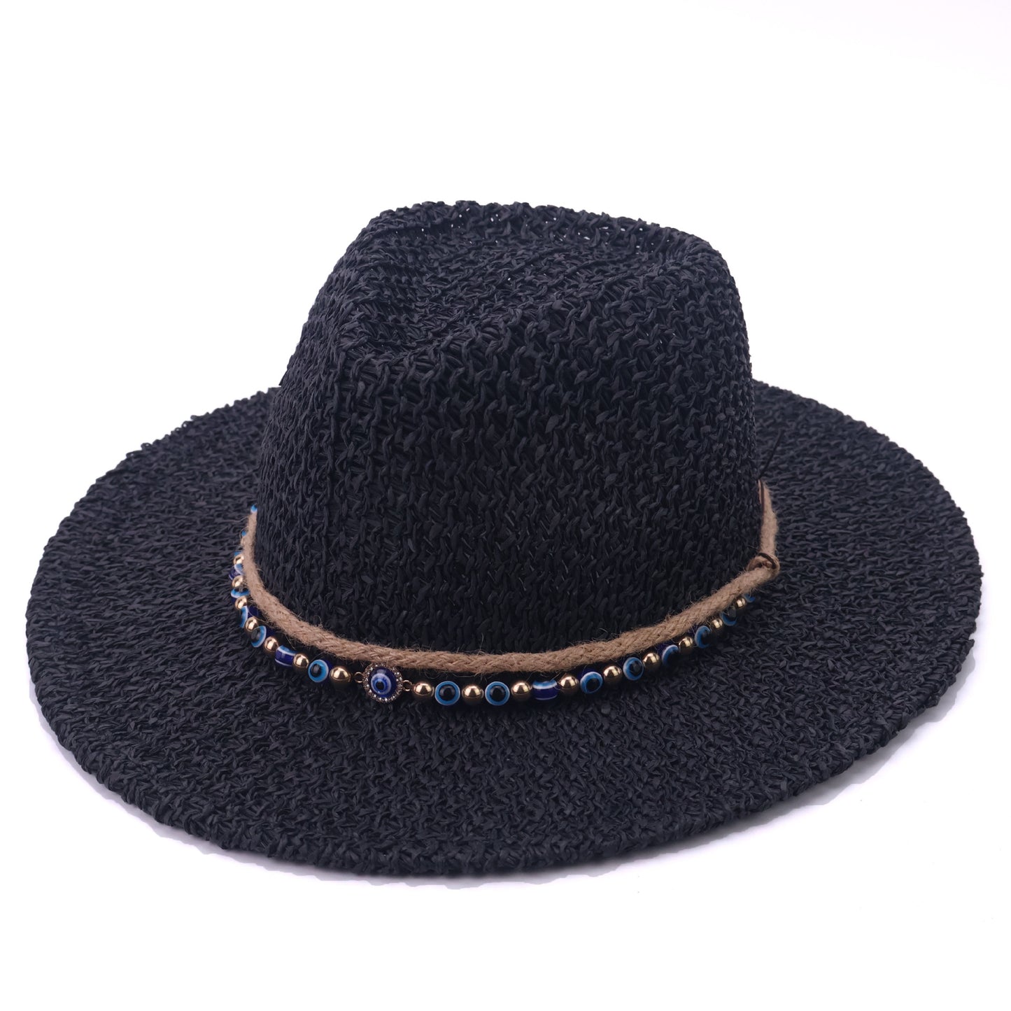 Vintage wide brim straw beach hat with beaded band for summer fashion
Women’s straw sun hat for beach travel fishing and outdoor activities
Stylish cowboy weave straw hat with wide brim sun protection
Lightweight summer straw hat with vintage design and solid color style