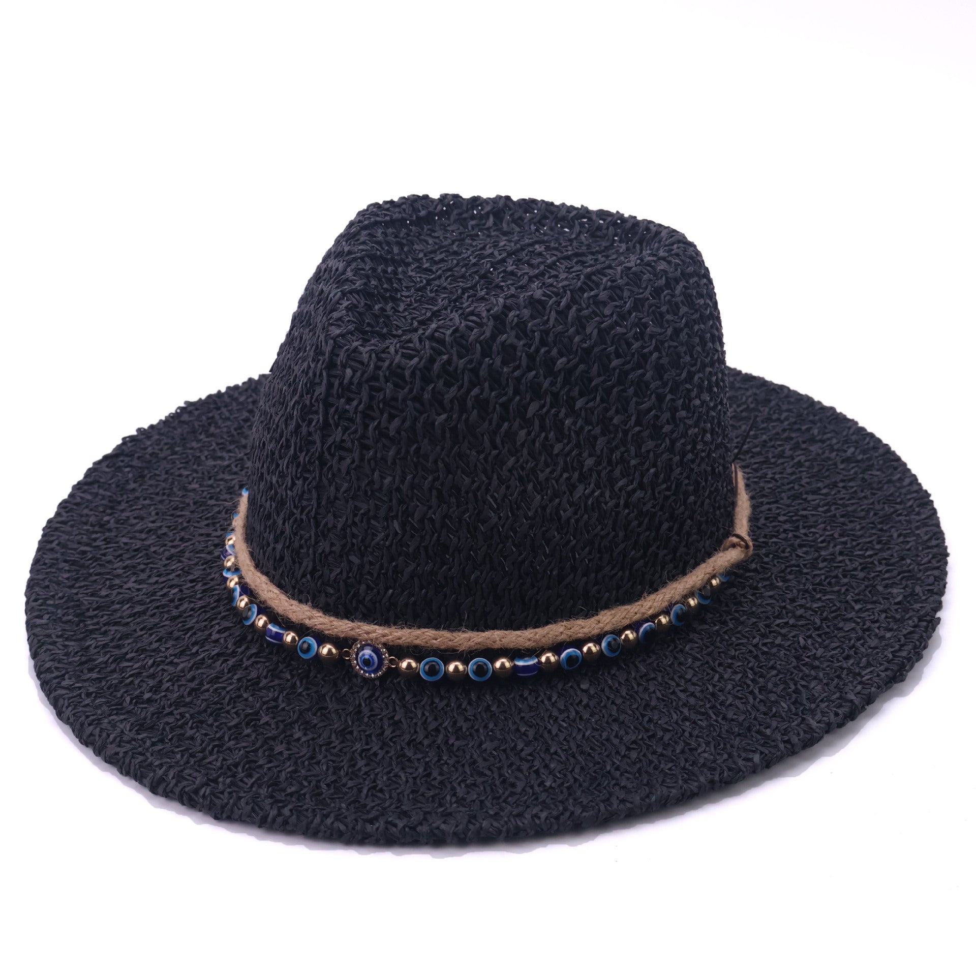 Vintage wide brim straw beach hat with beaded band for summer fashion
Women’s straw sun hat for beach travel fishing and outdoor activities
Stylish cowboy weave straw hat with wide brim sun protection
Lightweight summer straw hat with vintage design and solid color style