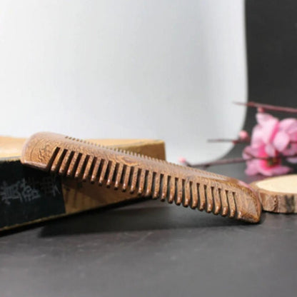 Handmade Natural Wooden Beard Comb