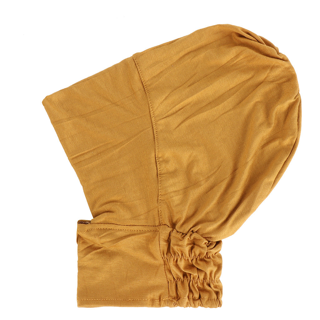 Elastic under scarf cap for women breathable hijab undercap black
Soft stretch hijab undercap non slip scarf cap for modest wear
Lightweight under hijab cap for secure scarf fit all day comfort
Breathable dome shaped hijab cap elastic fit for women daily wear
Close up of stretchy under scarf cap for smooth hijab base layer
Comfortable hijab undercap for women soft fabric non slip desig