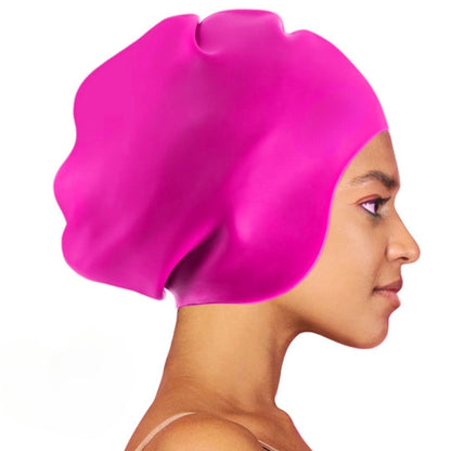 Oversized silicone swim cap protecting long and thick hair
Adult swim cap with smooth surface reducing water drag
Chlorine-resistant silicone swim cap for pool and fitness
Vibrant colored oversized swim cap for adult swimmers