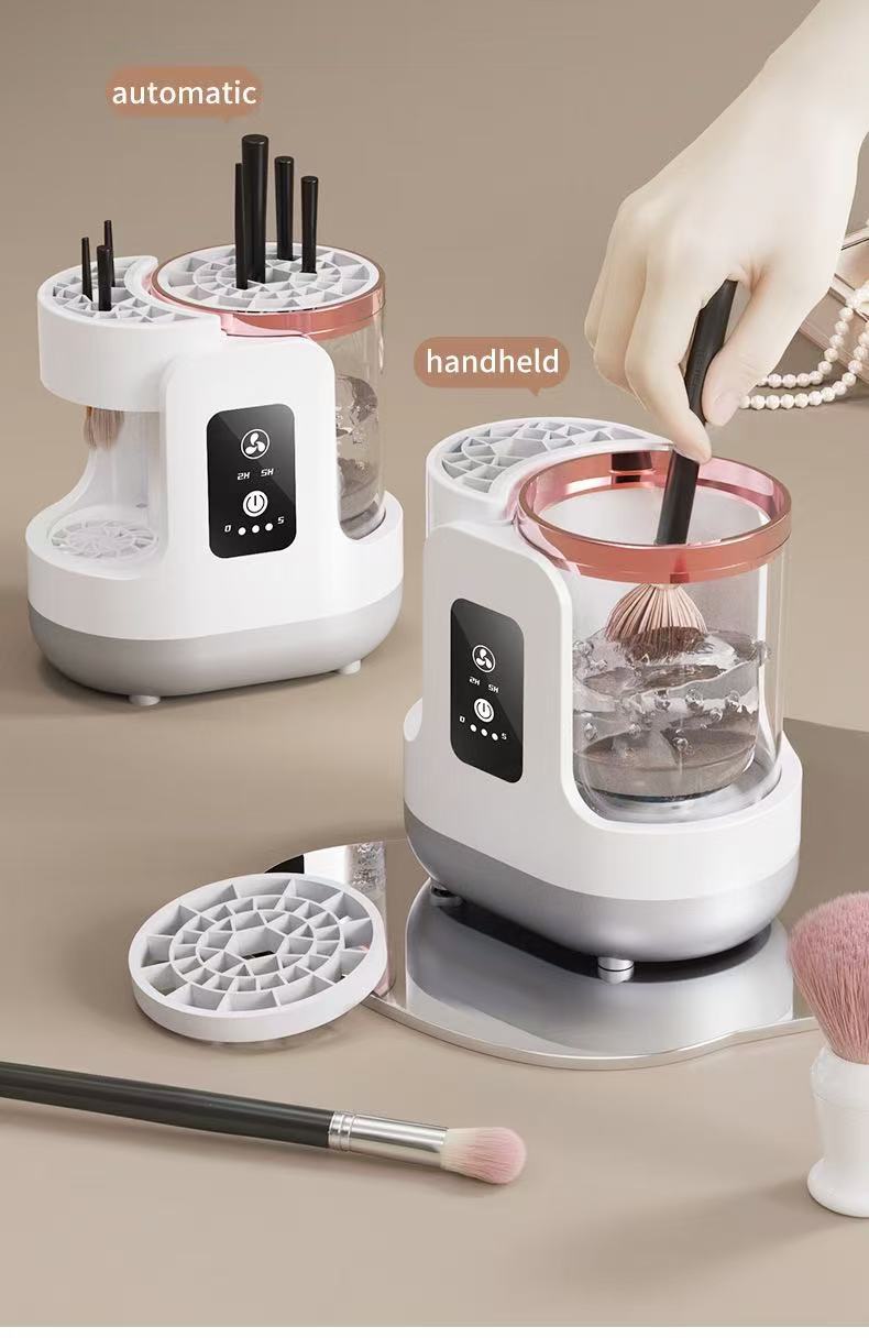 Automatic 3-in-1 makeup brush cleaning tool for home and salon
USB-powered brush cleaner that washes, dries, and stores brushes
Fast, hygienic makeup brush cleaning and drying system
Multifunctional makeup brush cleaner for professionals and beginners