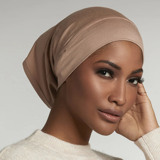 Breathable hijab tube cap with ear hole design
Non slip underscarf for secure hijab styling
Lightweight hijab cap for daily wear comfort
Easy wear tube hijab cap breathable fabric