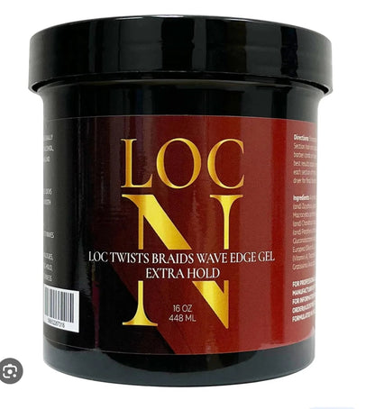 Loc  N Twists  Braids Wave Edge Gel 8 Oz